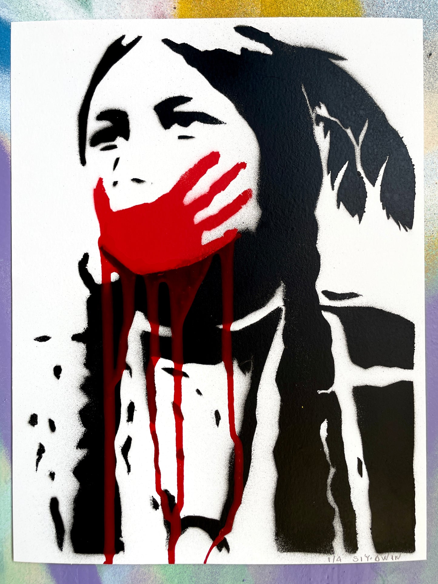 PROTECT THE SACRED - SPRAY PAINT ORIGINAL