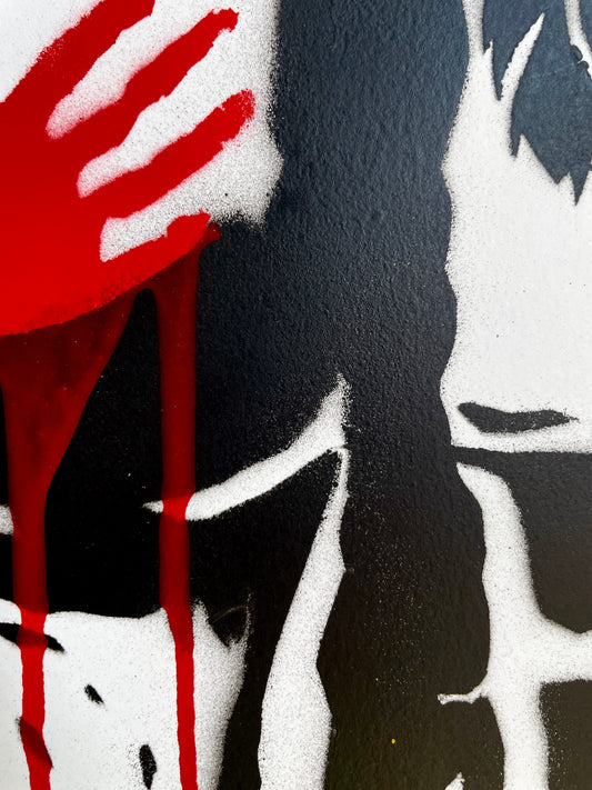 Protect The Sacred Spray Paint Original